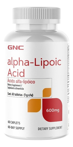 Gnc Ácido Alfa-lipóico 600 Mg