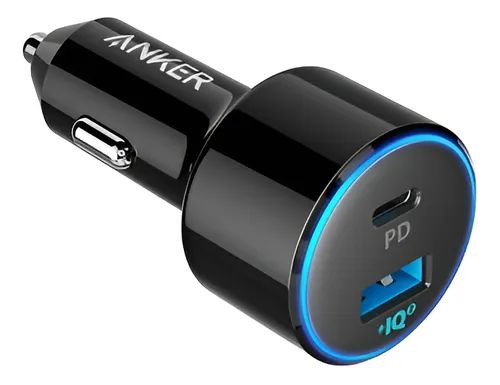 Cargador De Auto - Anker - 323 - 2 Port Usb - 52.5w Negro
