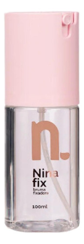 Kit Nina Makeup Base Líquida Basic Cor3+bruma Fixadora Fix