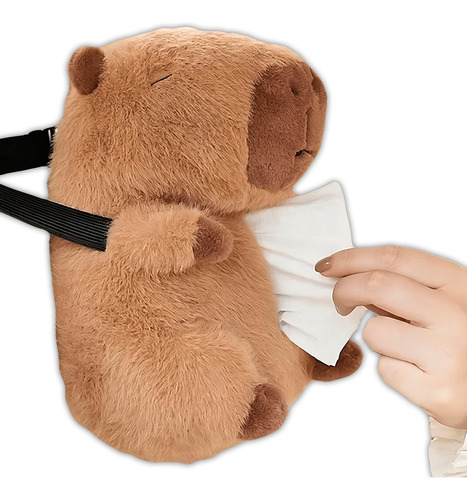 Peluche Capibara Porta Pañuelos Desechables Capybara 26cm