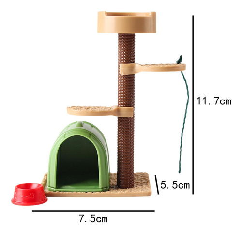 Marco De Escalada For Gatos En Miniatura, Juego De Juguetes