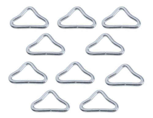 10x Anillos Triangulares Anillos En V Con Bucle De Hebilla