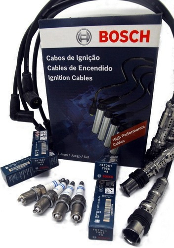 Kit Cables Bosch + Bujias Bosch Volkswagen Voyage 1.6 8v