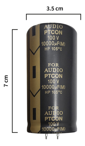 10000uf-100v Capacitor Electrolítico Audio Sge12274
