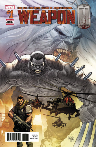 Comic Nuevo Weapon H #1 Marvel Nuevo Original X Men