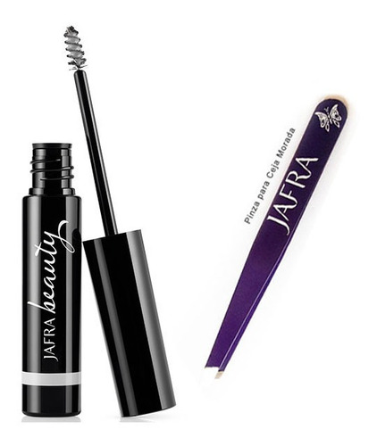 Pinzas Para Depilar+ Gel Para Cejas Jafra Set Brow Gel