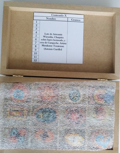 Artesanía Huichol Colección En Barro Y Chaquira Wirrarika