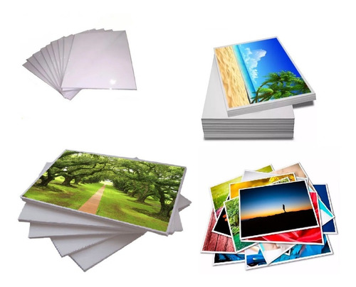 Papel Fotográfico Premium A4 Glossy 120g 100 Folhas