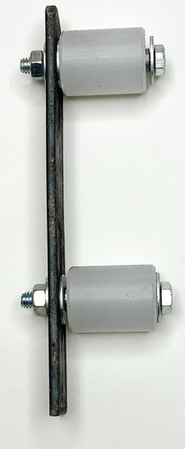Estabilizador Superior Guía Doble Rodillo Portón Corredizo