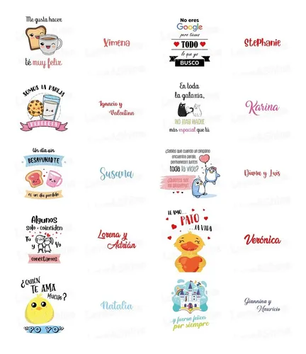 comprar +10 Plantillas Para Sublimar Tazas De Amor Frases Psd