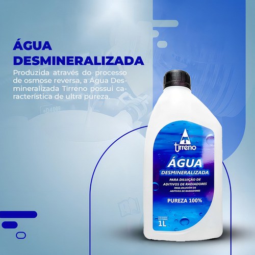 Água Desmineralizada + Aditivo Radiador Concentrado Ht-a