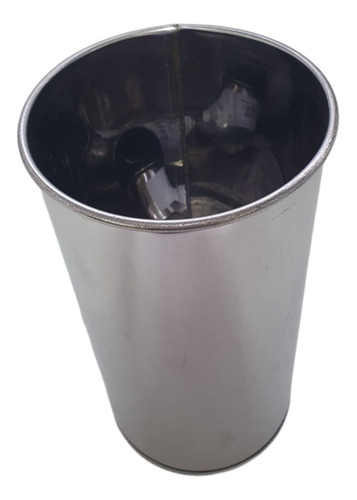 Tubo Salsero De Acero Inoxidable De 12cm Diam X 22cm Alto