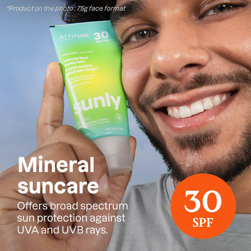Protector Solar Attitude Mineral Con Óxido De Zinc Spf 30 15