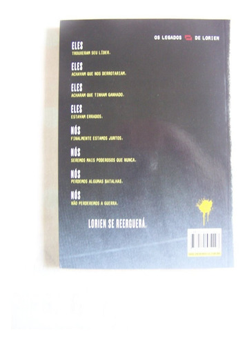 Livro A Queda Dos Cinco - Os Legados De Lorien #4
