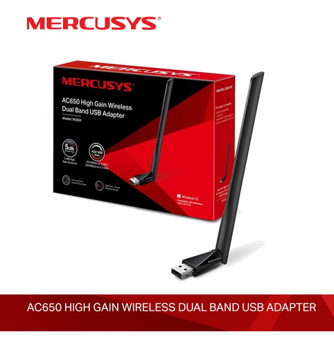Ac650mbps Dual 5g 2.4g Antena Usb 5dbi Wifi Windows Pc