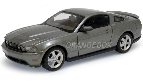 Ford Mustang Gt 2011 1:24 Maisto Cinza  31209-cinza