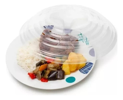 Kit 2 Tampas Protetora Alimentos Microondas Prato Cozinha