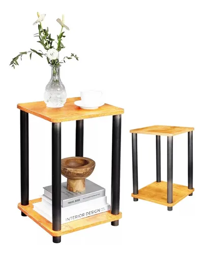 Mesa De Centro Minimalista Madera Sala De Estar Auxilia Mesa