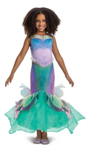 Disfraz De Princesa Ariel La Sirenita Para Niña Disney