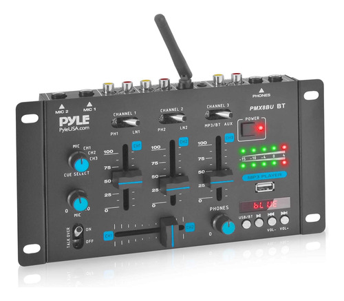Mezclador De Audio Inalambrico Pyle Para Dj, Compatible Con