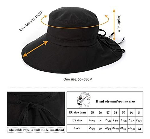 Gorra Con Solapa De Verano Para Mujer, Plegable, De Algodón,