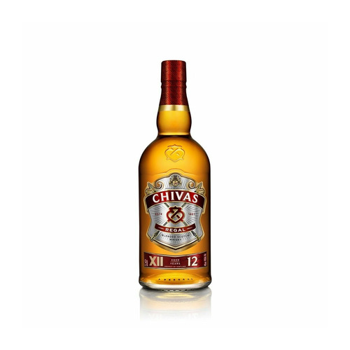 Imagen 1 de 3 de Whisky Chivas Regal 12 Años Escocia botella 1 L

