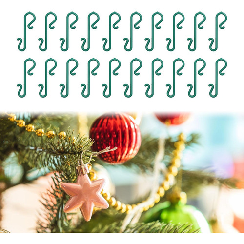 20 Ganchos Para Adornos Navideños, Ganchos Para Colgar En