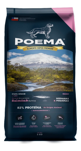 Poema Senior Razas Peq/med - Salmon 3kg.