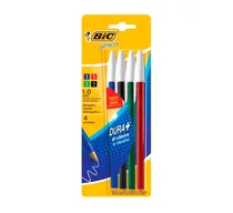 Comprar Bolígrafos Lapiceras Bic Opaco Colores Surtidos 1mm X4