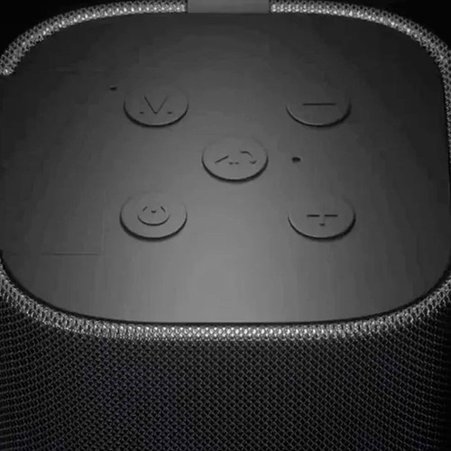 Caixa De Som Bluetooth Portátil Com Led Rgb Usb Micro Sd Fm
