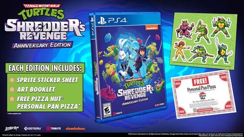 Teenage Mutant Ninja Shredder's Anniversary Edition Ps4