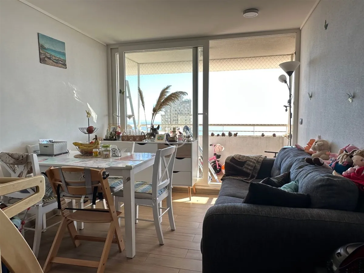 Imagen 2 de 15 de Departamento Ed 2 Dor Con Vista Al Mar En Costa De Montemar