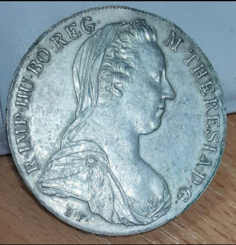 Moneda Australia 1 Taler Año 1780 De Plata Antigua Colección