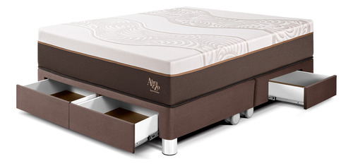 Cama Paraíso Con Cajones Royal Abrazzo | Queen