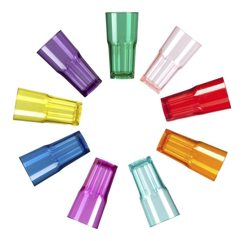 Set X 6 Vasos 330 Cc Irrompibles - Navideños Navidad Fiestas