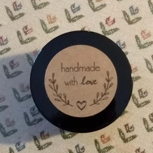 100-500 Pegatinas De 1 Pulgada Hechas A Mano Con Amor