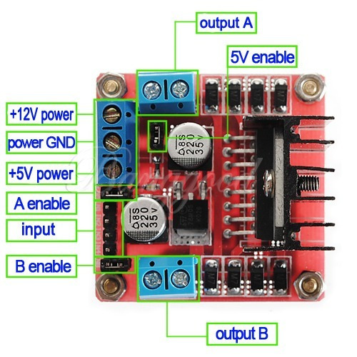 Modulo Driver Motor L298n Arduino