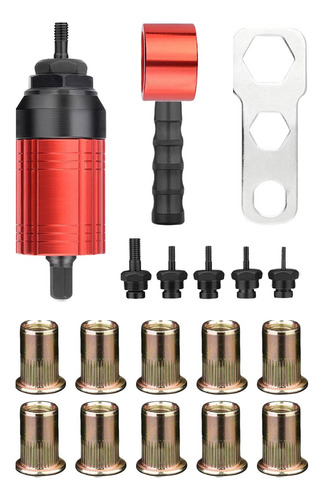 Remachadora Manual Del Adaptador Del Taladro De La Tuerca M6