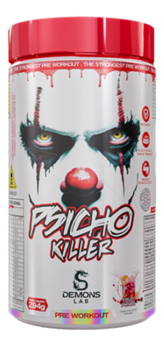 Suplemento em Pó Psicho Killer Fruit Punch 294g Demons Lab