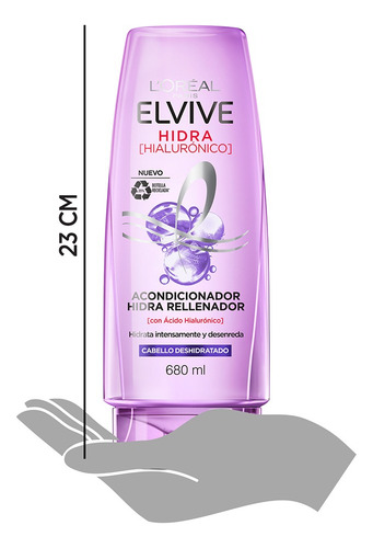 Acond. Hidra Hialuronico 680 Ml Elvive Cabello Deshidratado