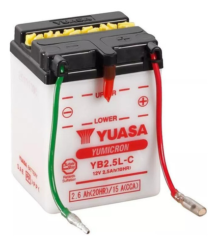 Bateria Yuasa Yb2.5l-c Cg Today No Gel Solo En Fas Motos