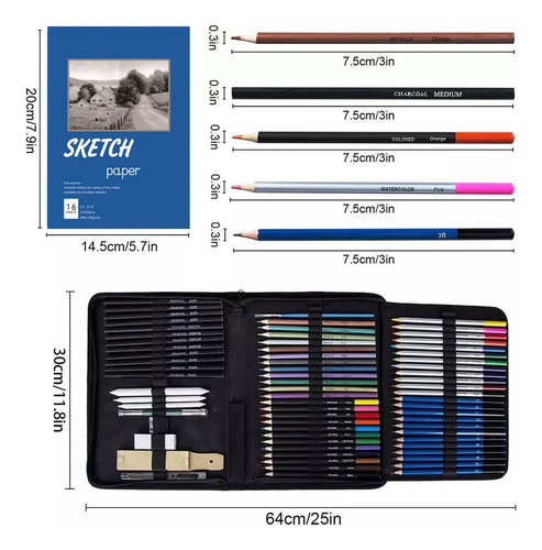71 Kits De Lápices Para Hacer Bocetos Y Dibujos Artísticos