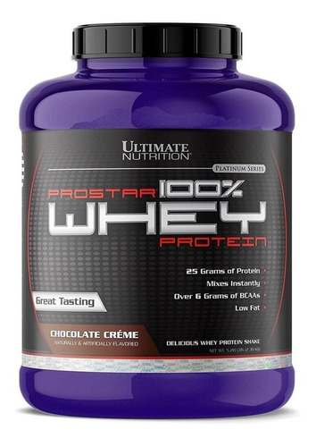  Whey Protein Prostar 100% 5 Lbs  Ultimate Nutrition 6g Bcaa
