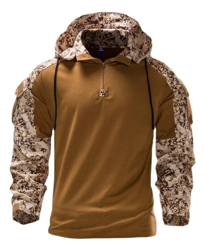 Camisa Militar Con Capucha Para Hombre, Sudadera Con Capucha