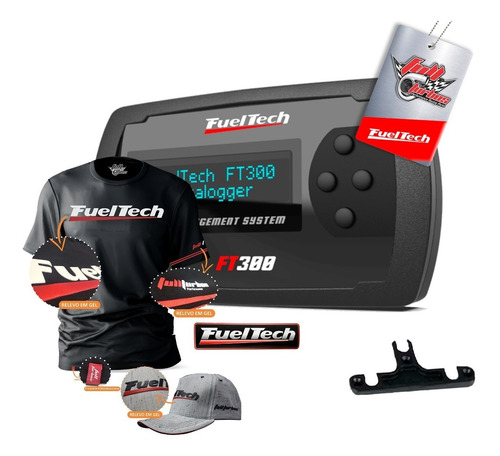 Fueltech Ft300 Sem Chicote + Mega Brindes Camiseta Gel+bb