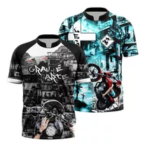 Camiseta Moto Grau Nao E Crime Favela Quebrada cpl em Promoção na Americanas