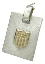 Comprar Dije Plata Escudo Peñarol Cap Grabado 20 Mm Kendra Joyas