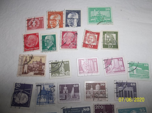 Lote De 31 Estampillas De Alemania (Usado)