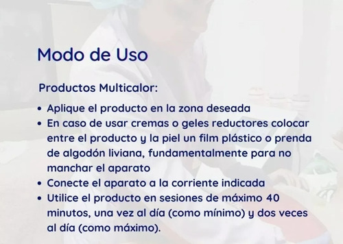 Manta Térmica Reductora. Medio Cuerpo.facil Uso!calor