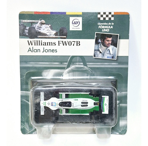 Miniatura Diecast 1/43, Fórmula 1, Williams Fw07b Alan Jones